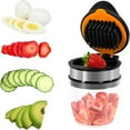 thumbnail image 2 of XKHHLH Fruit Slicer, Strawberry Slicer, Detachable Fruit Cutter Slicer with Plate Banana Slicer, Grape Cutter Egg Slicers Strawberry Slicer Kitchen Gadget, 2 of 9