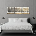 thumbnail image 5 of Epic Art 'Gilt Foliage' by Tim O'Toole, Acrylic Glass Wall Art, 3 Piece Set, 72" x 24", 5 of 8