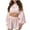 Pink, variant on cfhntfmh Womens 2 Piece Pajamas Set Long Sleeve Cropped Top Slim Fitted Shorts Pjs Outfits Solid Color Lounge Sets Sleepwear
