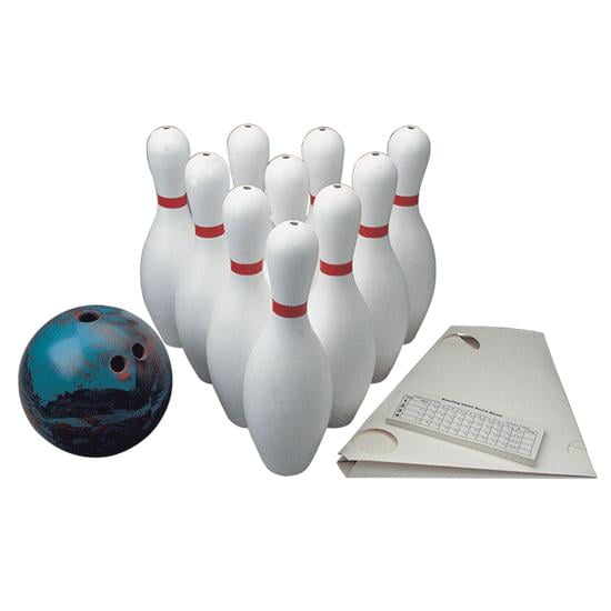FlagHouse Light Ten Pin Bowling Set 2 1/2 Pound Ball Setup