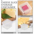 thumbnail image 3 of BALAHAPY 8Ud Contenedores Transparentes Para Refrigerador Con Separador Para Queso Y, 3 of 8