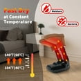 thumbnail image 2 of OldPAPA Folding Boot Dryer, Adjustable Shoe Dryer with Timer, Quick Drying Boot Warmer,Portable Glove Dryer & Boot Warmer, Automatic Shut-Off Timer,Smart Panel, Black, 2 of 8