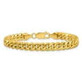 thumbnail image 4 of Primal Gold 10 Karat Yellow Gold 6.75mm Semi-solid Miami Cuban Chain, 4 of 11