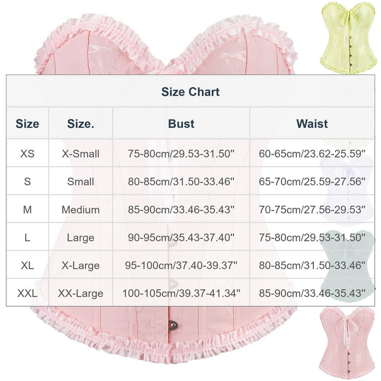 Corset Blanc Mariage E-girl Corset Gothique Lace Up Top Corset Retro Plastique Désossée Femme,C724,Bleu,S Corset Blanc Dentelle