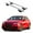 Silver, variant on ERKUL Roof Rack Cross Bars for Audi A3 Sportback e-tron 2016-2018 | Aluminum Crossbars with Anti Theft Lock for Rooftop | Compatible with Flush Rails - Silver