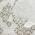 thumbnail image 5 of Exclusive Home Curtains Nagano Medallion Belgian Linen Rod Pocket Curtain Panel Pair, 54x84, Taupe, 5 of 5