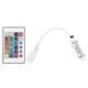 thumbnail image 1 of 2 uds 5-24V 24 teclas IR Mini controlador regulador RGB control remoto con receptor infrarrojo, 1 of 8