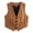 a-Brown168, variant on VNKIDY Womens Solid Color Sleeveless Suit Vest With V Neck Button Closure Formal Outerwear For Office Daily Casual Wear Brown L