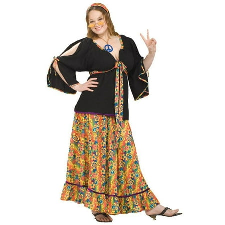 Forum Plus Size Groovy Mama Costume, Red, Plus