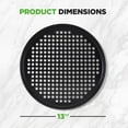 thumbnail image 4 of NutriChef 6-Pack13’’ Non-Stick Pizza Pans, Round Pizza Pans for Oven, Commercial-Grade Carbon Steel, Non-Stick Gray Coating, Ideal for Baking Pizza, Cookies and More, Dishwasher Safe, 4 of 4
