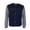 Denim Blue, variant on Men's Jean Jacket Hoodie Denim Cotton Long Sleeve Hybrid Hooded Trucker Jacket, Dark Blue, S