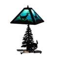 thumbnail image 4 of Meyda Tiffany 228151 Lone Deer 21" Tall Buffet Table Lamp - Black, 4 of 6