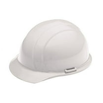 Hard Hat, Americana, Polyethylene, 4 Point Pinlock, Type 1, Class E, White