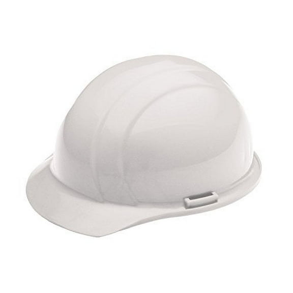 Hard Hat, Americana, Polyethylene, 4 Point Pinlock, Type 1, Class E, White