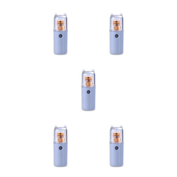 Cateissary Mini Mist Facial Sprayer USB Humidificador Mister Woman Beauty Cool Hidratante Hidratante Cara Nebulizador Atomizador Azul Type2 NO2