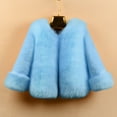 thumbnail image 5 of MEZZALL Coats Girls Warm Winter Thickened Teddy Jacket Outerwear Soft Coats For Toddler Big Kids Boho Long Sleeve Tops, 5 of 5