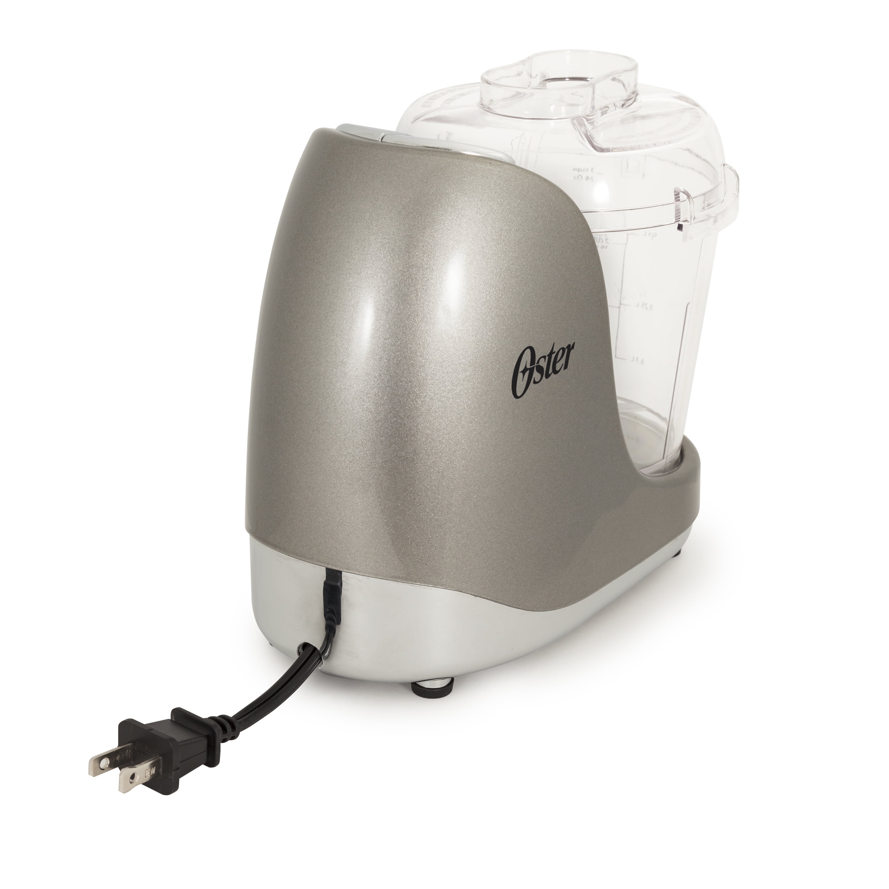 Small Blender Oster 3-Cup Mini Food Chopper Compact Kitchen