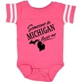 thumbnail image 3 of Inktastic Someone in Michigan Loves Me Boys or Girls Baby Bodysuit, 3 of 5