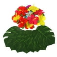 thumbnail image 4 of Injueey 10 bolsas de hojas de bambú con espalda de tortuga simulada realista verde para una decoración floral exquisita que hace que la hoja Type3 NO3, 4 of 6