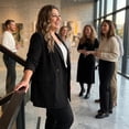 thumbnail image 5 of Agnes Orinda Women's Plus Size Blazers Lapel Button with Pockets Work Jackets Blazer 2X Black, 5 of 9