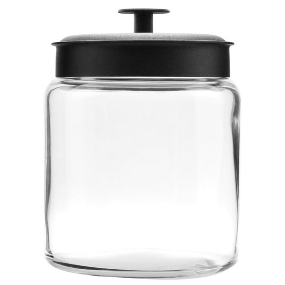 Anchor Hocking 96 Oz Montana Jar with Black Lid
