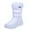White, variant on Mostsola Waterproof Snow Boots for Women Platform Mid Calf Boots Zip up Non-Slip High top Booties