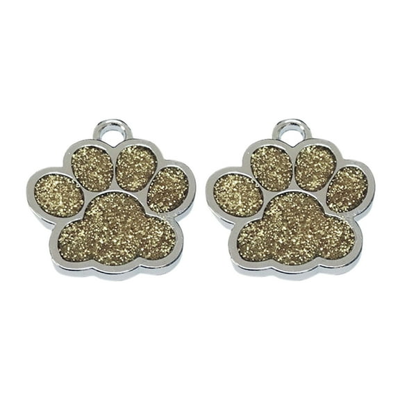 Glitter Pet Tag for Dogs and Cats Pet ID Tag Durable Metal Pet Name Tag Pet Accessories for and Style