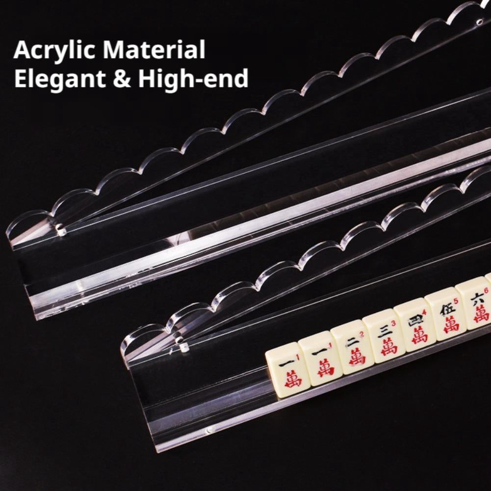 1pcs Mahjong Rack with Pushers Imports Mahjong Game Accessories Modern American Mahjong Tile Rack