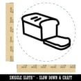 thumbnail image 2 of Sliced Loaf of Bread Self-Inking Rubber Stamp Ink Stamper - Black Ink - Large 1-1/2 Inch, 2 of 7