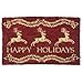 thumbnail image 3 of Entryways Basics 9117W Williamsburg Dash Away All Handwoven Coconut Fiber Doormat - Red, 3 of 4