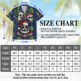 thumbnail image 4 of Netecom Santa Skull Christmas Hawaiian Shirt for Men Women, Gothic Skeleton Santa Button Down Summer Beach Shirts, S-5XL, 4 of 6