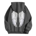 thumbnail image 4 of vigerkar Womens Hoodies Oversized Wings Graphic Sweatshirts Pullover Sweaters Long Sleeve Winter Fall Outfits Fashion Y2k Clothes (Grey, S), 4 of 5
