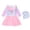 1-Pink1306, variant on Tiijoy Princess Swimsuit for Girls Long Sleeve Ruffle Swim Dress with Hat, Sizes 2-12