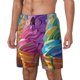 thumbnail image 1 of Fotbe Rainbow Melting Ice Cream Traje de Baño para Hombre – Shorts de Natación de Secado Rápido con Forro y Bolsillos-Large, 1 of 6