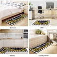thumbnail image 5 of Kitchen Mat for Floor, Anti Fatigue Kitchen Rugs for Kitchen Mats Cushioned Anti Fatigue,Sunflower Black Kitchen Mats 2 Piece, Kitchen Rug Non Skid Waterproof, Kitchen Gadgets, 5 of 5