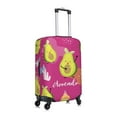 thumbnail image 3 of Balery Pink Green Avocado Luggage Cover Protector, Scratch And Dirt Resistant, Fits 18-32 Inch Luggage - Medium, 3 of 9