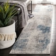thumbnail image 2 of SAFAVIEH Invista Kalya Abstract Runner Rug, Grey/Ivory, 2' x 8', 2 of 7