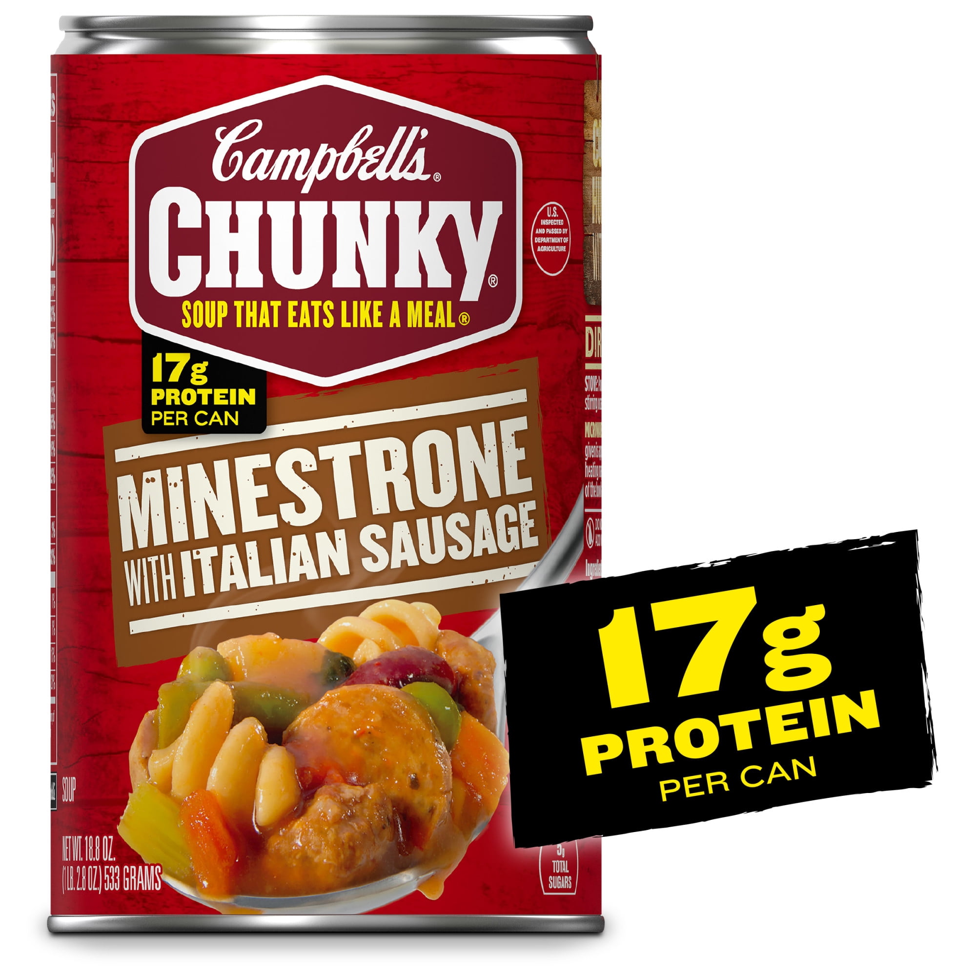 ジャッカル('97米) Chunky, Soup, 18.6 oz Can, Jazzy Jambalaya with Chicken Sausage