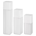 thumbnail image 1 of 3Pcs Sample Lotion Vacuum Bottle Press Type Toiletries Dividing Bottle White, 1 of 9