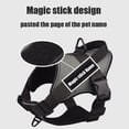 thumbnail image 3 of Dog Harness NO PULL Reflective Breathable Adjustable Pet Harness For Dog Vest Pasted Pet Name Outdoor Walking Dog Collar Strap ShopWise Round, 3 of 14