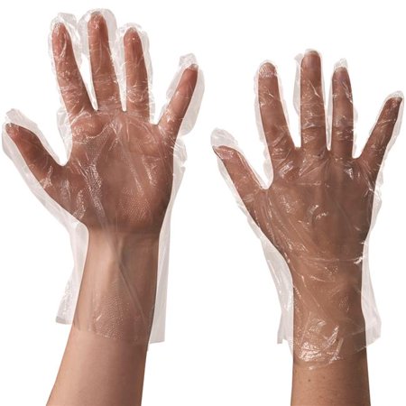 

Box Partners GLV2220 Clear Poly Gloves - 1 Mil - Case of 1000