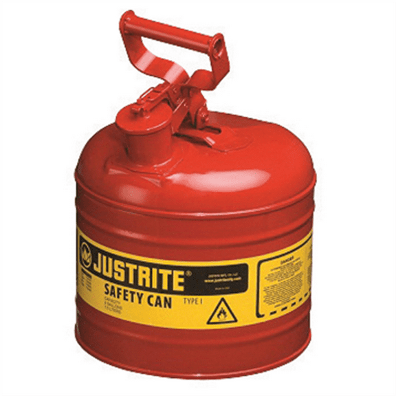 Justrite 2 Gal Safety Can Red