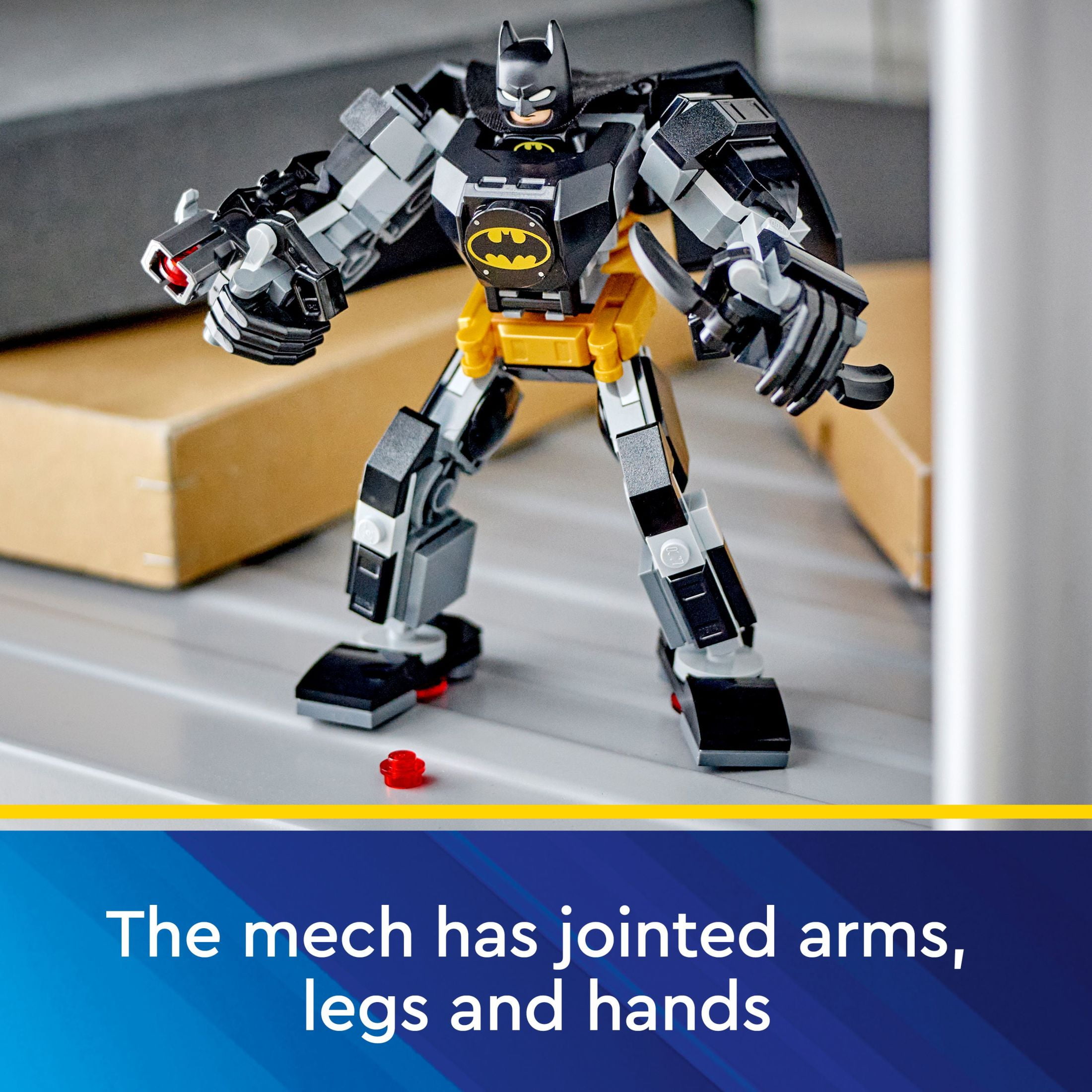 LEGO DC Batman: Batman Mech Armor Suit, Super Hero Toy with Batman Minifigure Included, 76270