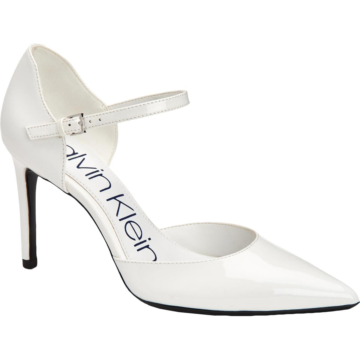Introducir 95+ imagen calvin klein heels white
