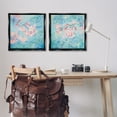 thumbnail image 3 of Stupell Industries Yoshino Cherry Blossoms Floral & Botanical Painting Black Floater Framed Canvas Art Print Wall Art, 25 x 25, Set of 2, 3 of 10