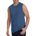 thumbnail image 1 of Chaleco deportivo sin mangas unisex de color liso para hombre: poliéster/spandex/algodón, para todas las estaciones, 1 of 4