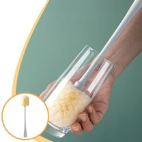 VQPeo Bottle Brushes, Long Wood Handle Bottle Brush Cleans and Scrubs Wide Mouth Jars, Glasses, Vases, Mugs and Pitchers