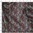 thumbnail image 4 of Soimoi Green Rayon Crepe Fabric Wild Animal Skin Printed Fabric 1 Yard 46 Inch Wide, 4 of 6