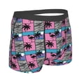 thumbnail image 4 of Uemuo Hawaii Palms Pattern Men's Boxer Briefs,Trunk Anti-Chafing,Comfortable, Durable, and Stylish Underwear-, 4 of 9