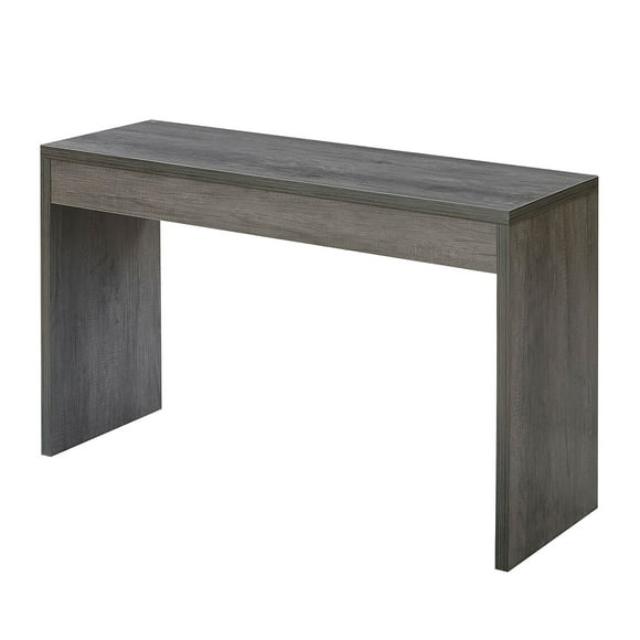 Convenience Concepts Northfield Hall Console Desk Table, Weathered Gray